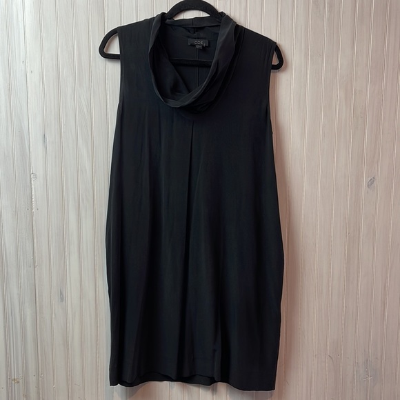 COS SILK COWL NECK DRESS - Picture 2 of 5